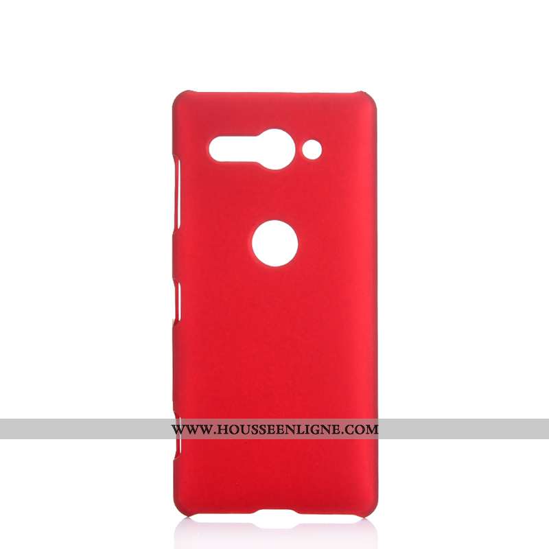 Coque Sony Xperia Xz2 Compact Délavé En Daim Protection Difficile Couleur Unie Téléphone Portable In