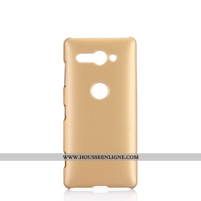 Coque Sony Xperia Xz2 Compact Délavé En Daim Protection Difficile Couleur Unie Téléphone Portable In
