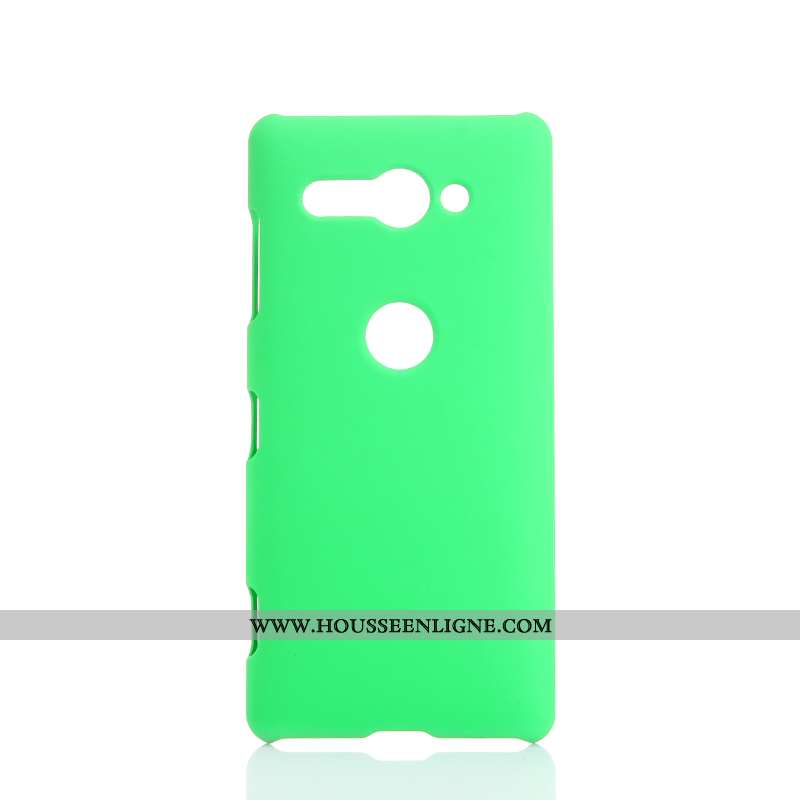 Coque Sony Xperia Xz2 Compact Délavé En Daim Protection Difficile Couleur Unie Téléphone Portable In