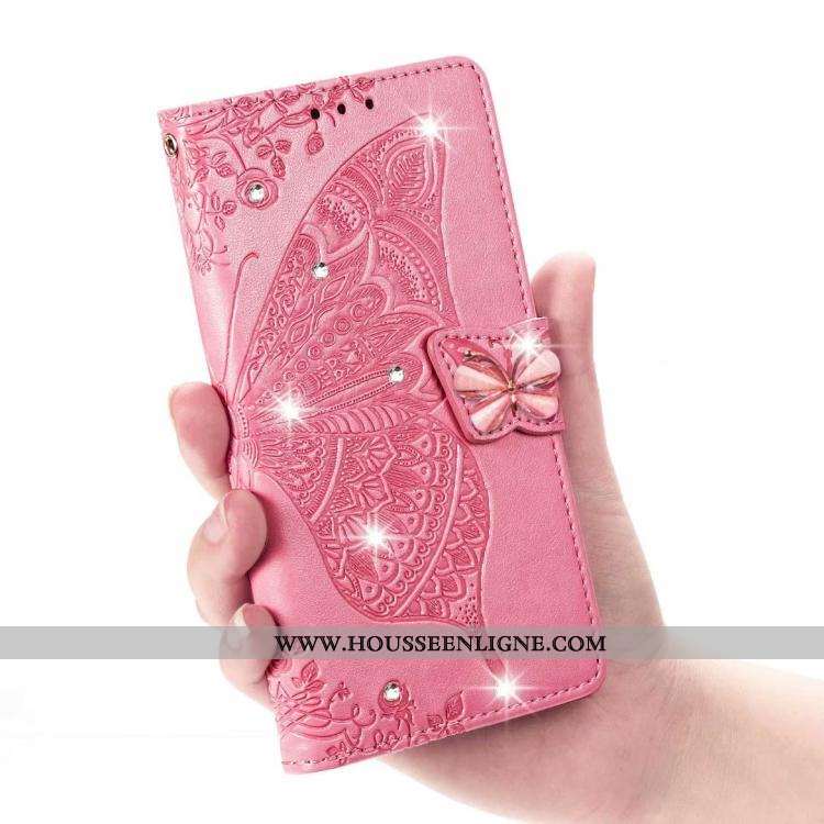 Coque Sony Xperia Xz2 Cuir Protection Incassable Étui Rose Tout Compris