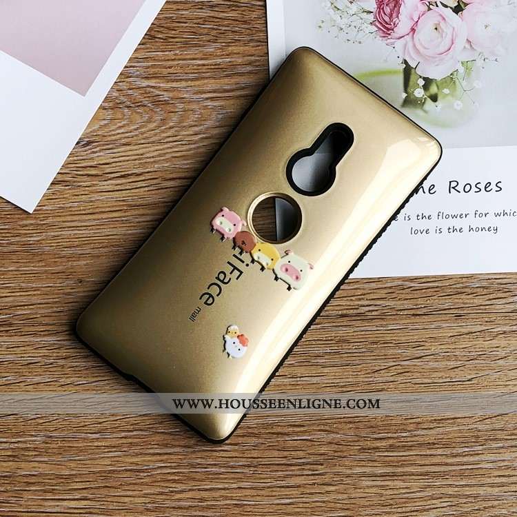 Coque Sony Xperia Xz2 En Silicone Protection Jaune Tout Compris Incassable Étui