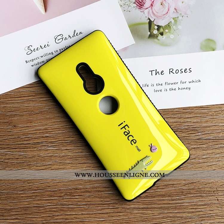 Coque Sony Xperia Xz2 En Silicone Protection Jaune Tout Compris Incassable Étui