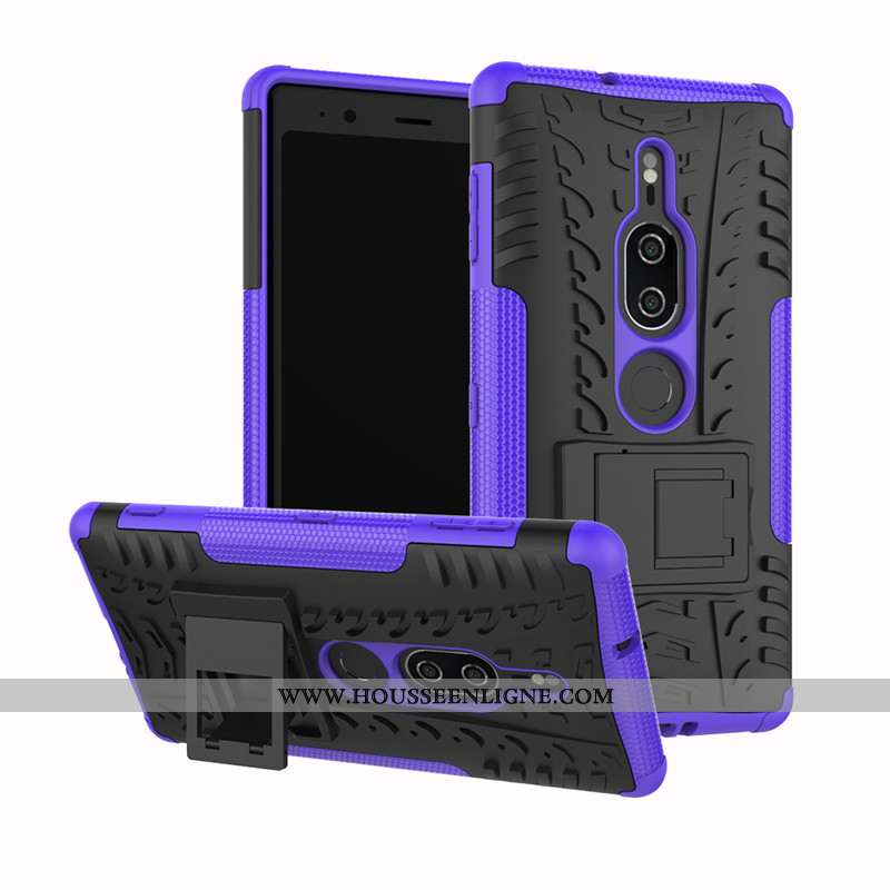 Coque Sony Xperia Xz2 Premium Silicone Protection Modèle Fleurie Tout Compris Armure Noir