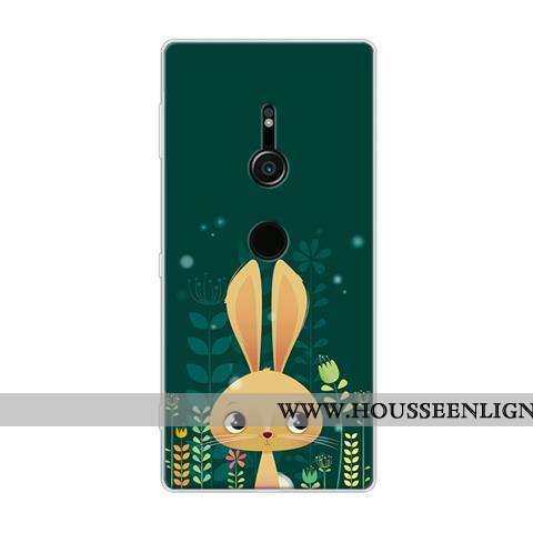 Coque Sony Xperia Xz2 Protection Dessin Animé Noir Tout Compris Téléphone Portable Fluide Doux