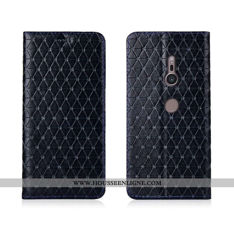 Coque Sony Xperia Xz3 Cuir Véritable Cuir Silicone Nouveau Étui Tout Compris Rouge Rose