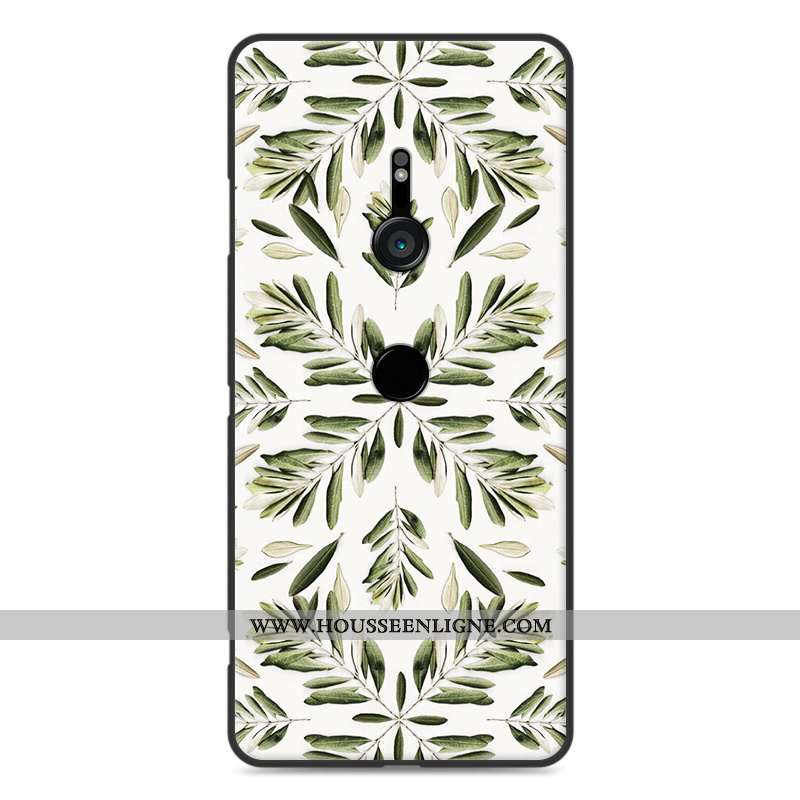 Coque Sony Xperia Xz3 Protection Fluide Doux Paysage Bleu Étui Incassable