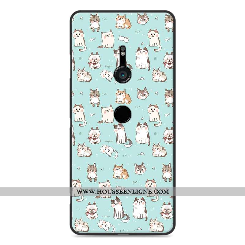 Coque Sony Xperia Xz3 Protection Fluide Doux Paysage Bleu Étui Incassable
