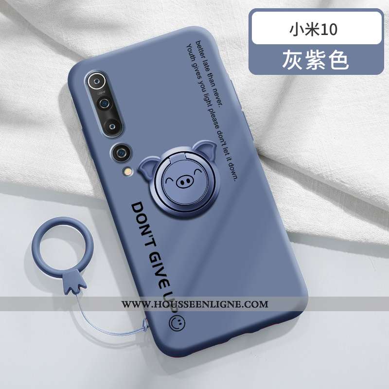 Coque Xiaomi Mi 10 Créatif Ultra Étui Silicone Nouveau Jeunesse Bleu