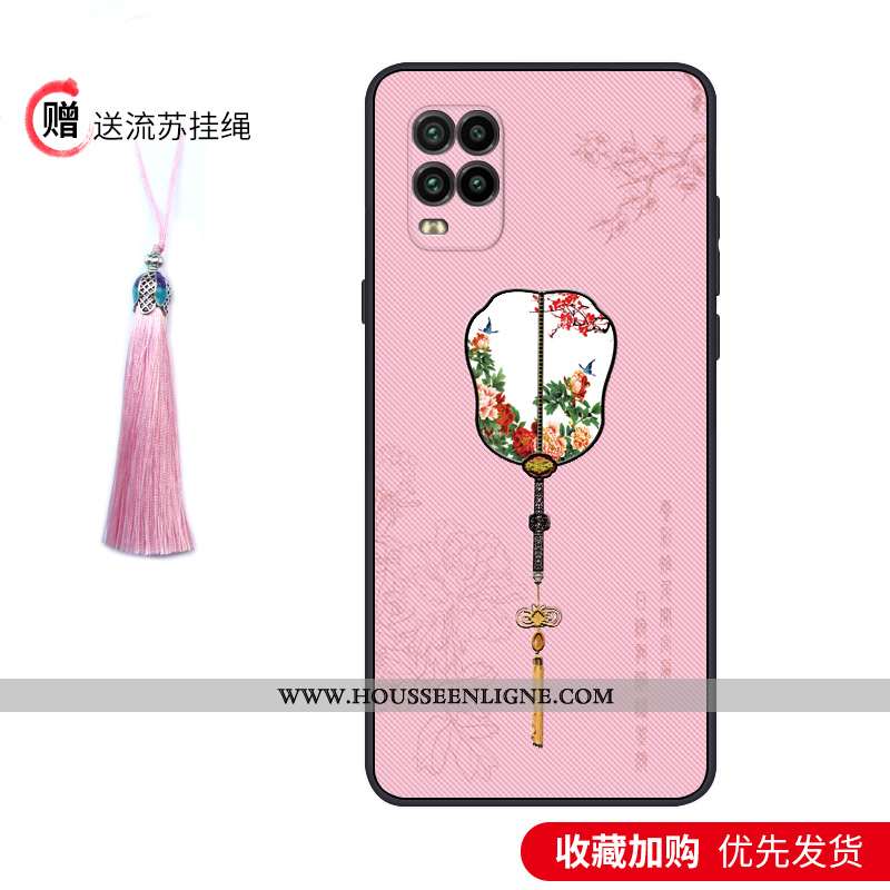 Coque Xiaomi Mi 10 Lite Légère Fluide Doux Tout Compris Créatif Étui Jeunesse Délavé En Daim Bleu
