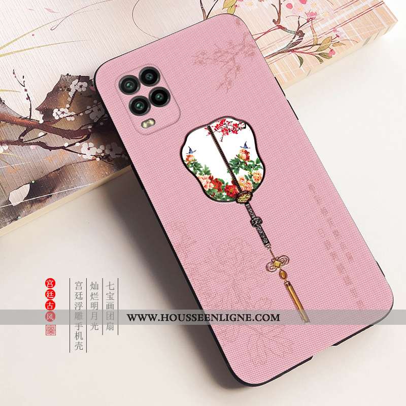 Coque Xiaomi Mi 10 Lite Légère Fluide Doux Tout Compris Créatif Étui Jeunesse Délavé En Daim Bleu