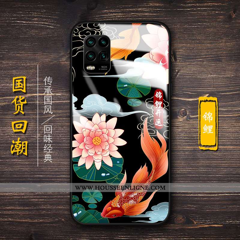 Coque Xiaomi Mi 10 Lite Mode Protection Étui Personnalité Net Rouge Créatif Jeunesse Verte