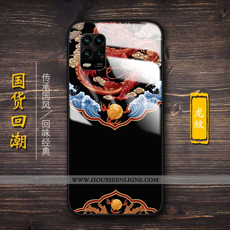 Coque Xiaomi Mi 10 Lite Mode Protection Étui Personnalité Net Rouge Créatif Jeunesse Verte