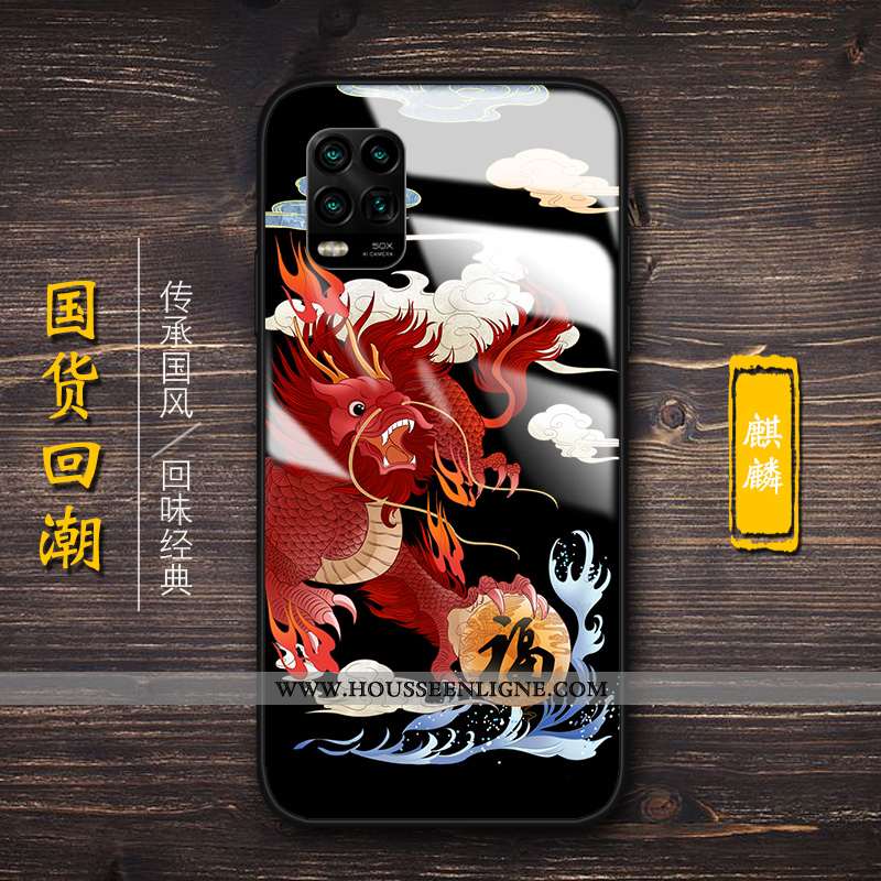 Coque Xiaomi Mi 10 Lite Mode Protection Étui Personnalité Net Rouge Créatif Jeunesse Verte