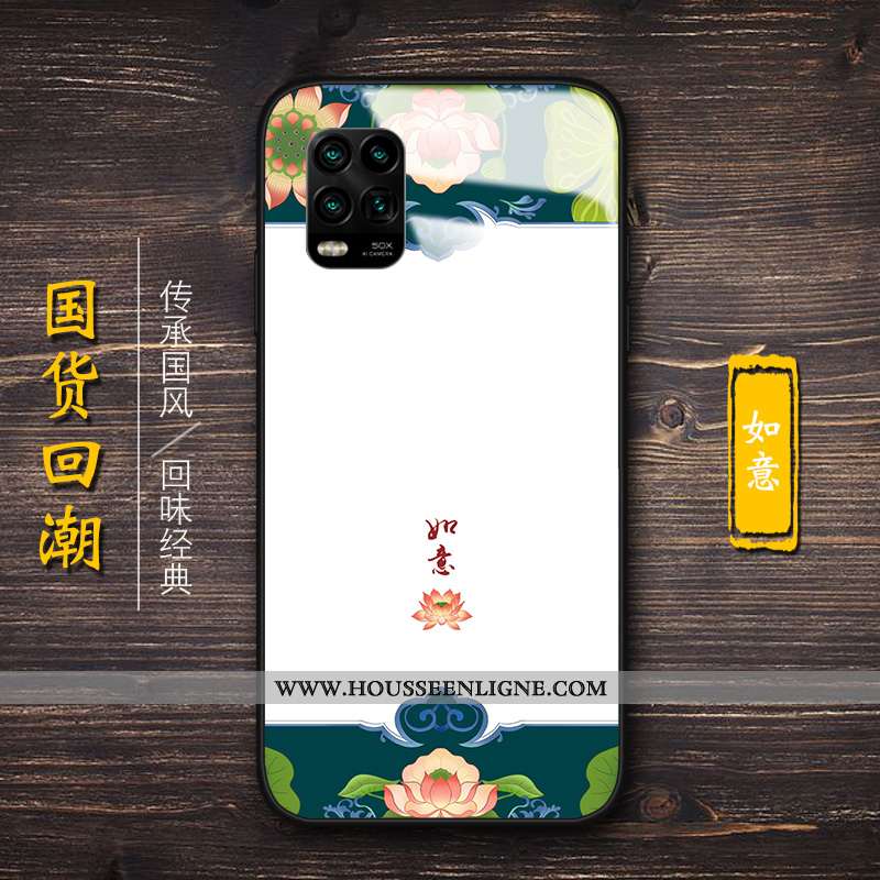 Coque Xiaomi Mi 10 Lite Mode Protection Étui Personnalité Net Rouge Créatif Jeunesse Verte