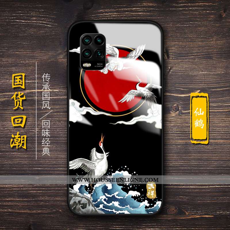 Coque Xiaomi Mi 10 Lite Mode Protection Étui Personnalité Net Rouge Créatif Jeunesse Verte