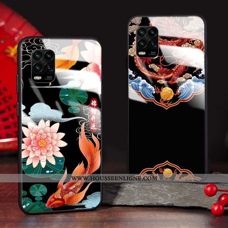Coque Xiaomi Mi 10 Lite Mode Protection Étui Personnalité Net Rouge Créatif Jeunesse Verte