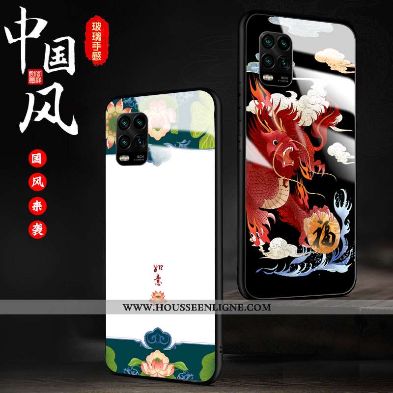 Coque Xiaomi Mi 10 Lite Mode Protection Étui Personnalité Net Rouge Créatif Jeunesse Verte