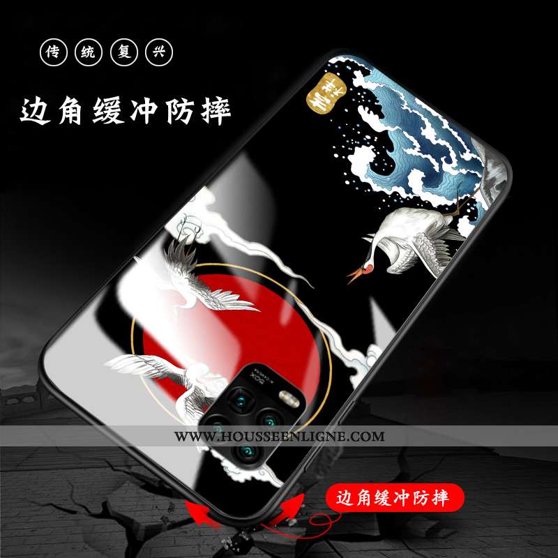 Coque Xiaomi Mi 10 Lite Mode Protection Étui Personnalité Net Rouge Créatif Jeunesse Verte