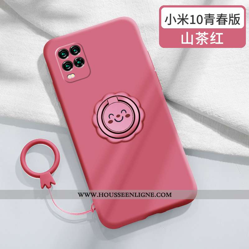Coque Xiaomi Mi 10 Lite Personnalité Créatif Jeunesse Silicone Petit Nouveau Net Rouge