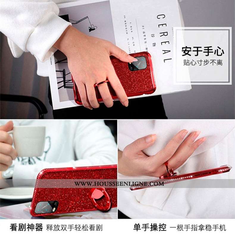 Coque Xiaomi Mi 10 Lite Protection Créatif Légère Étui Silicone Ultra Tendance Rose