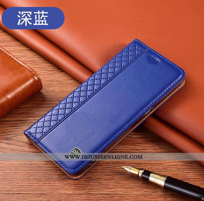 Coque Xiaomi Mi 10 Lite Protection Cuir Véritable Incassable Housse Tout Compris Jeunesse Noir