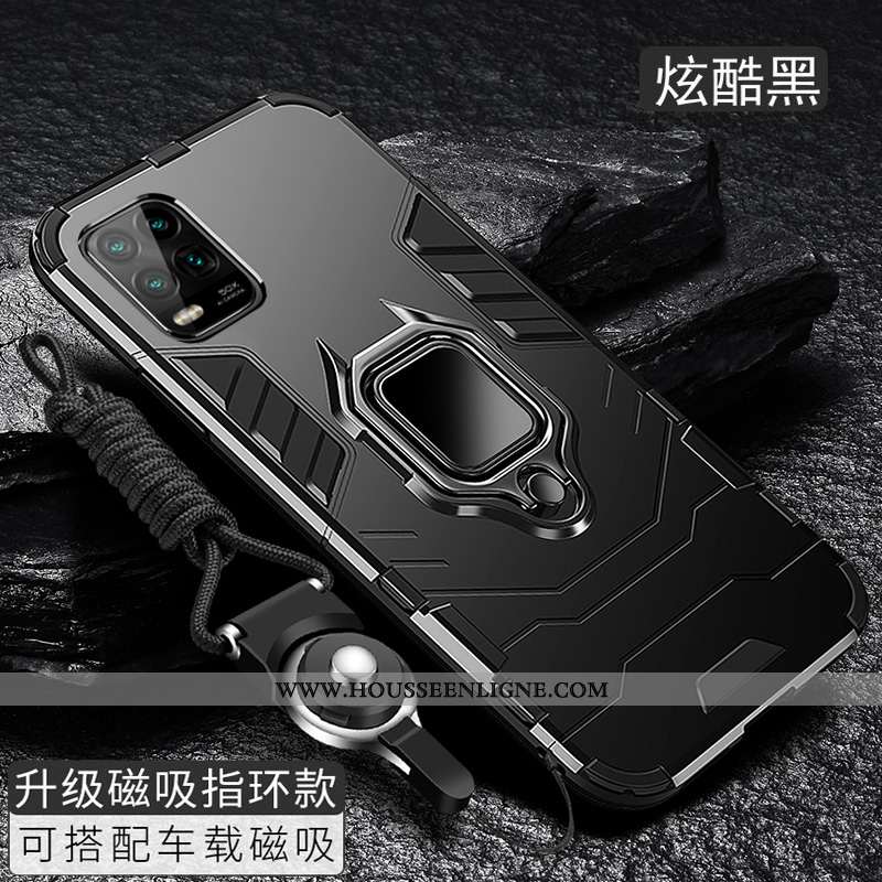 Coque Xiaomi Mi 10 Lite Ultra Légère Bleu Marin Créatif Téléphone Portable Silicone Bleu Foncé