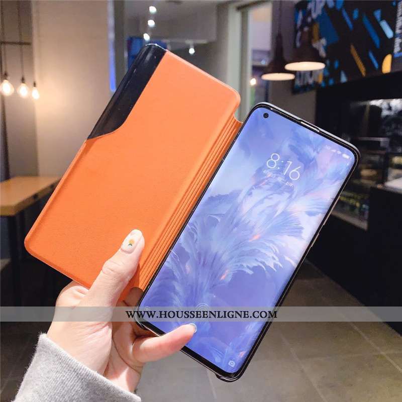 Coque Xiaomi Mi 10 Pro Cuir Véritable Tendance Tout Compris Clamshell Incassable Téléphone Portable 