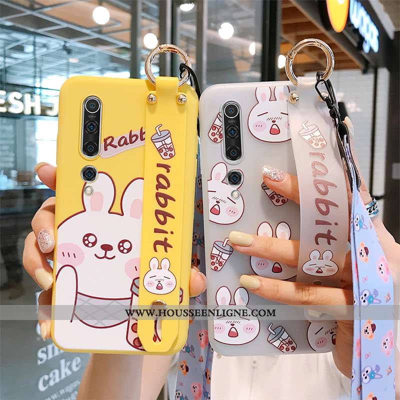 Coque Xiaomi Mi 10 Pro Dessin Animé Tendance Créatif Personnalité Jeunesse Rouge Tout Compris Jaune