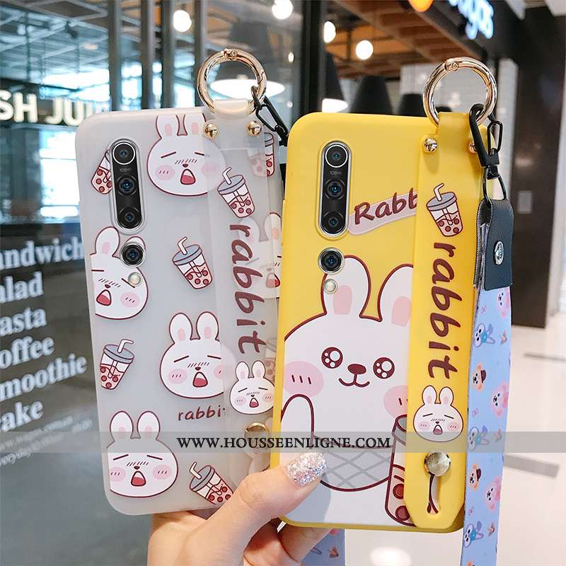 Coque Xiaomi Mi 10 Pro Dessin Animé Tendance Créatif Personnalité Jeunesse Rouge Tout Compris Jaune