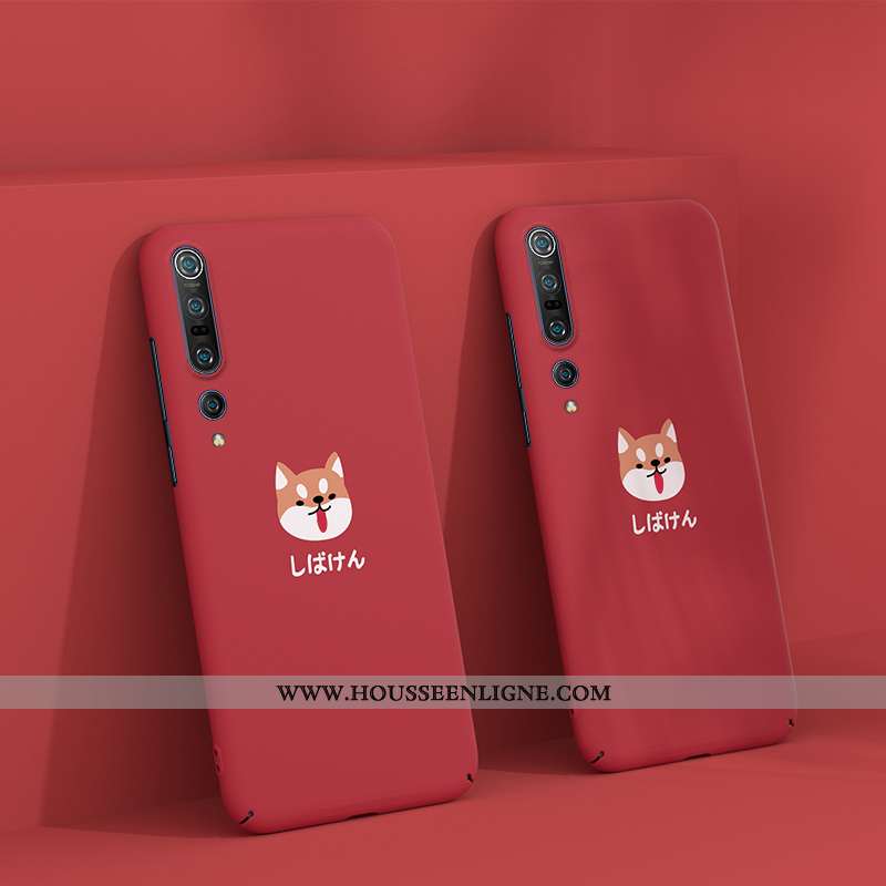 Coque Xiaomi Mi 10 Pro Délavé En Daim Personnalité Dessin Animé Vent Difficile Bleu Étui