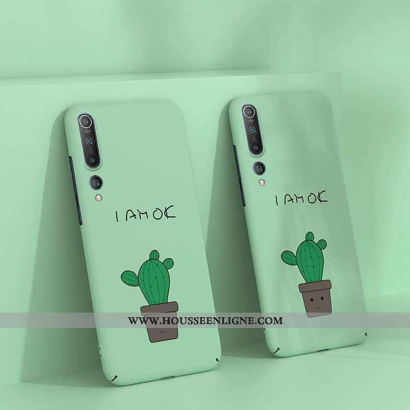 Coque Xiaomi Mi 10 Pro Délavé En Daim Personnalité Dessin Animé Vent Difficile Bleu Étui