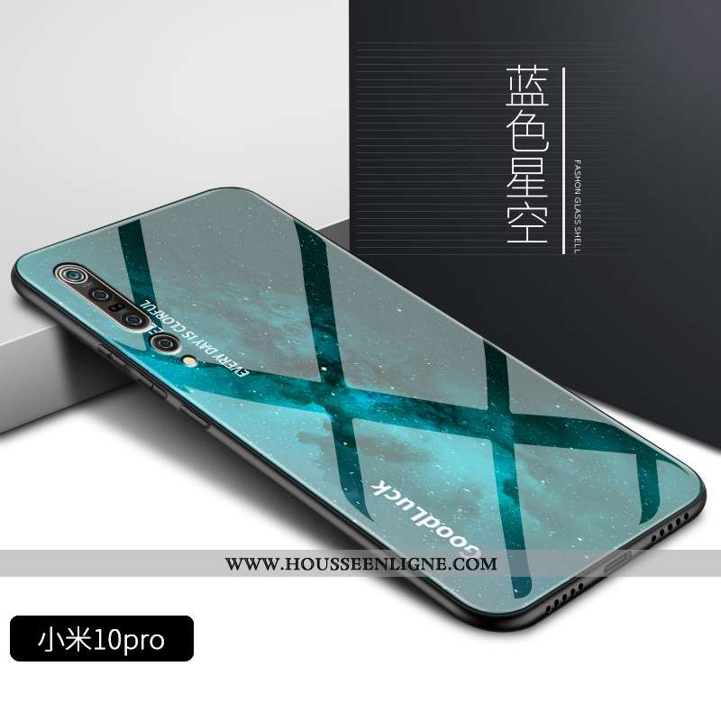 Coque Xiaomi Mi 10 Pro Fluide Doux Silicone Légère Protection Dégradé Personnalité Rose