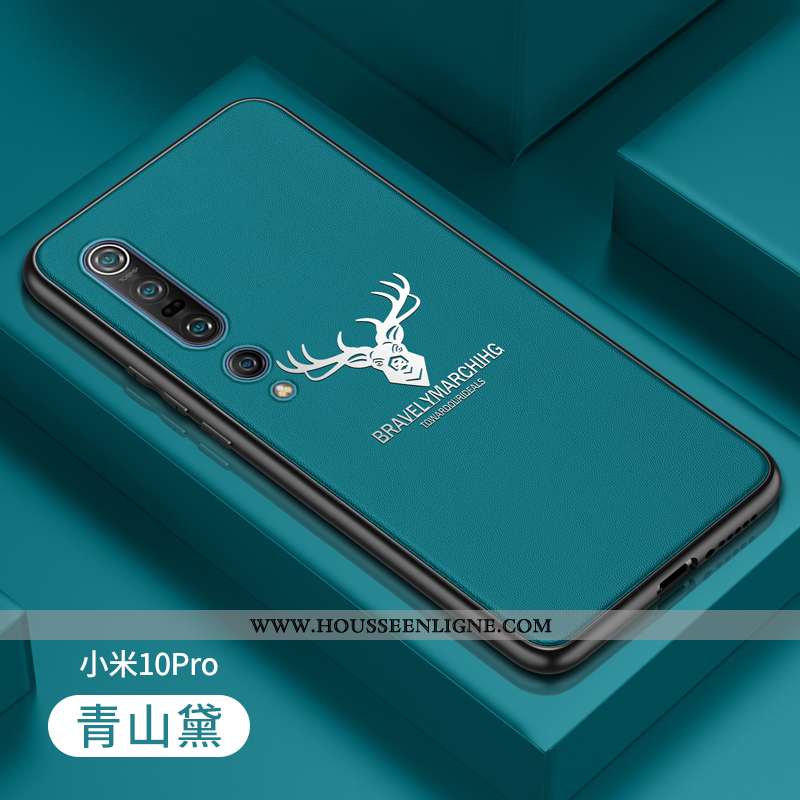 Coque Xiaomi Mi 10 Pro Légère Cuir Jeunesse Silicone Étui Ultra Fluide Doux Rouge