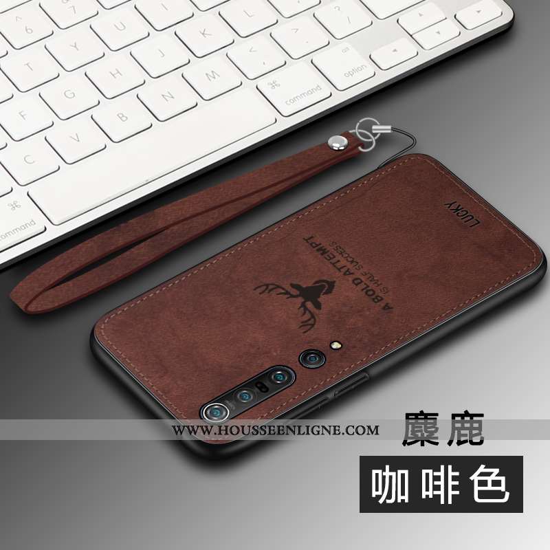 Coque Xiaomi Mi 10 Pro Modèle Fleurie Fluide Doux Luxe Incassable Étui Tout Compris Téléphone Portab