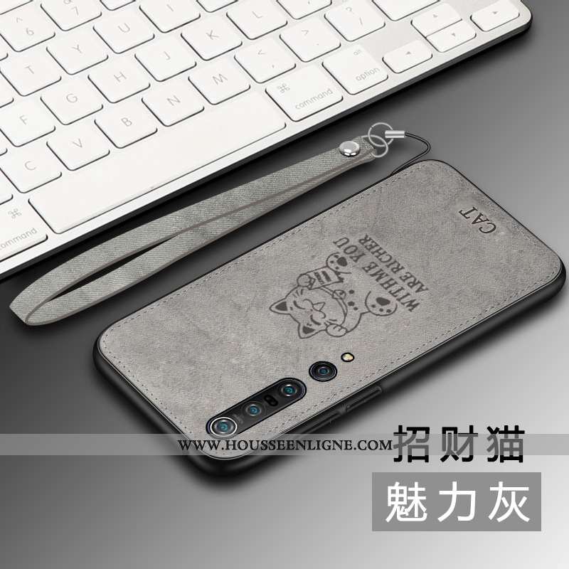 Coque Xiaomi Mi 10 Pro Modèle Fleurie Fluide Doux Luxe Incassable Étui Tout Compris Téléphone Portab