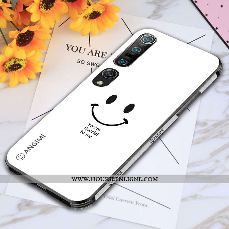 Coque Xiaomi Mi 10 Pro Personnalité Créatif Étui Tendance Téléphone Portable Silicone Bleu