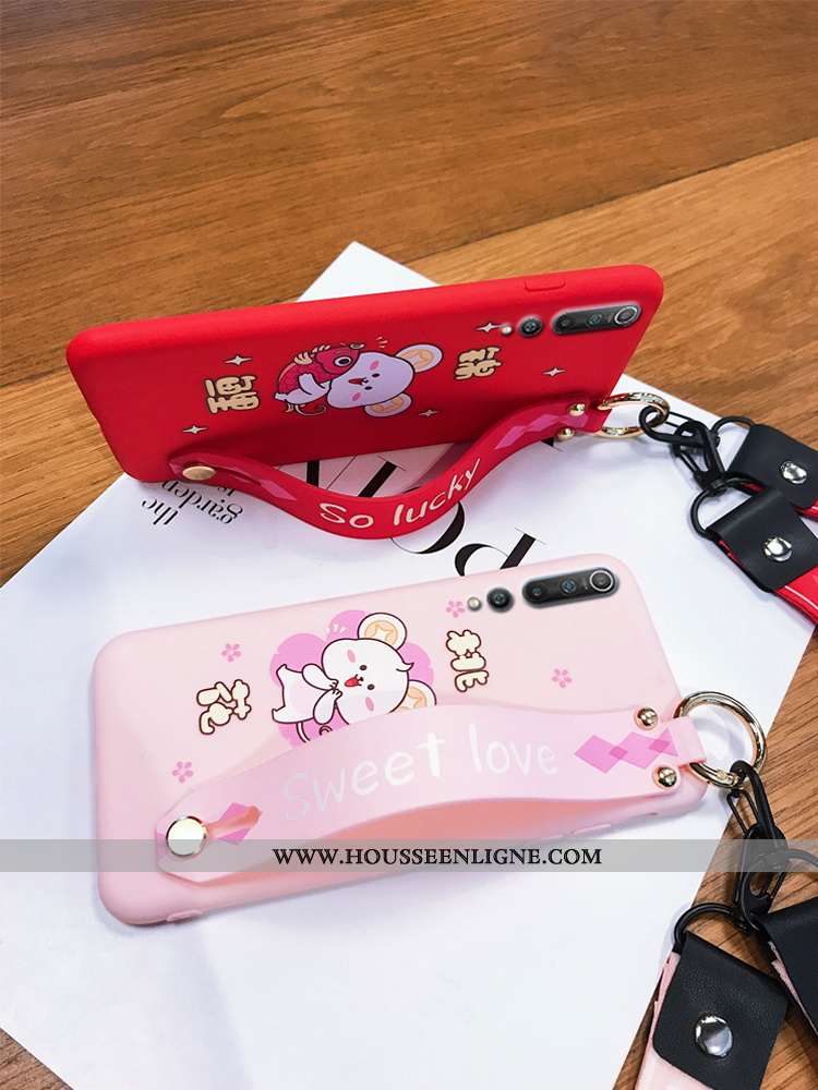 Coque Xiaomi Mi 10 Silicone Protection Incassable Charmant Légère Étui Téléphone Portable Verte