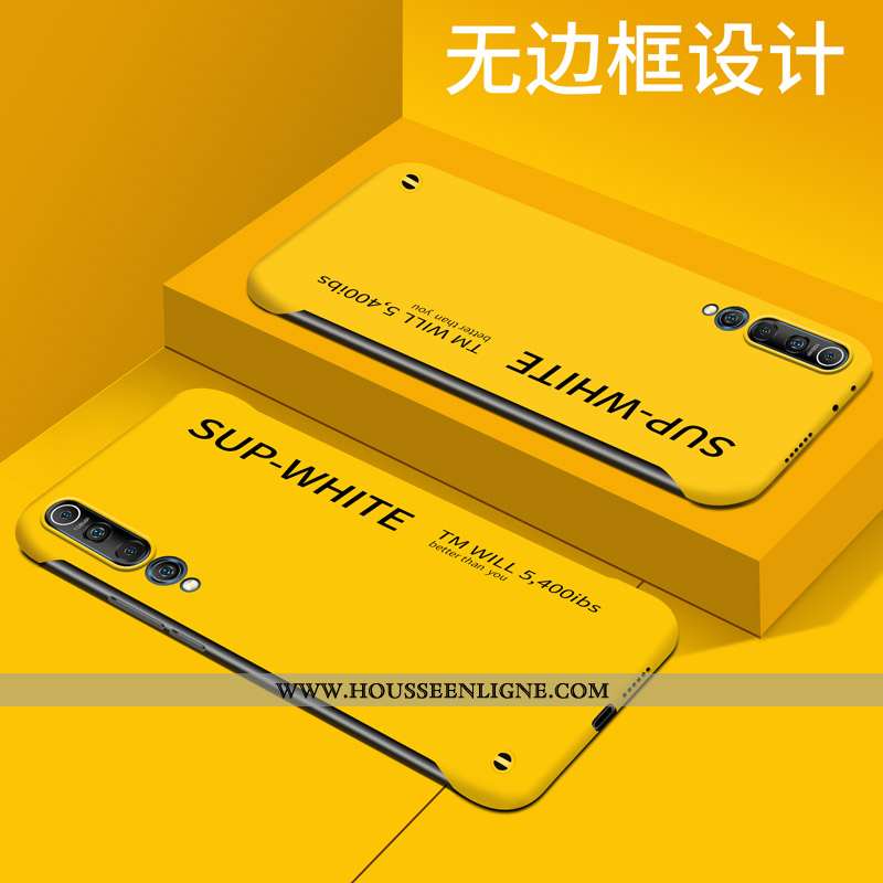 Coque Xiaomi Mi 10 Tendance Protection Créatif Étui Petit Jaune Simple