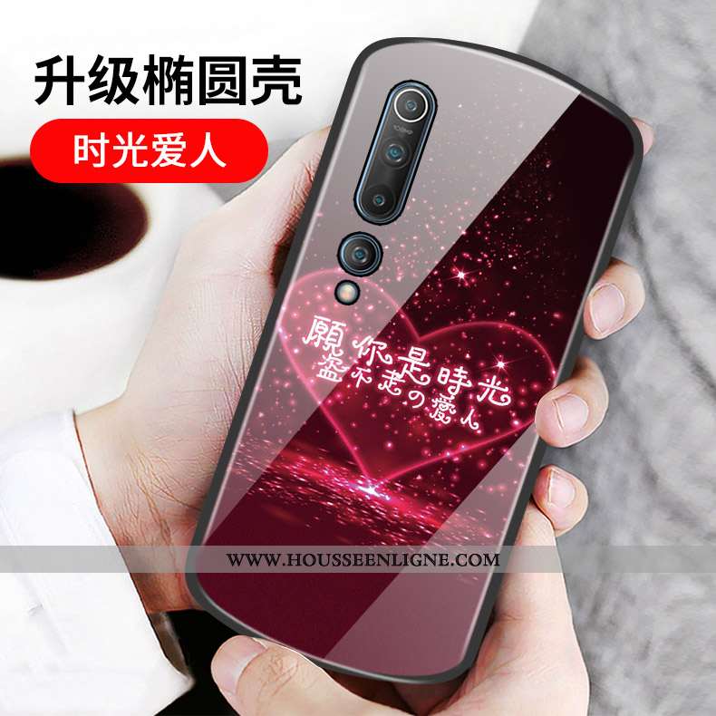 Coque Xiaomi Mi 10 Tendance Protection Incassable Luxe Petit Nouveau Étoile Noir