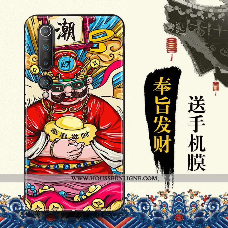 Coque Xiaomi Mi 10 Tendance Protection Étui Bleu Vent Téléphone Portable