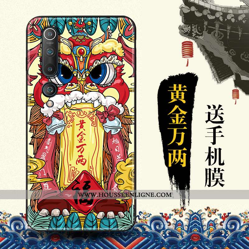 Coque Xiaomi Mi 10 Tendance Protection Étui Bleu Vent Téléphone Portable