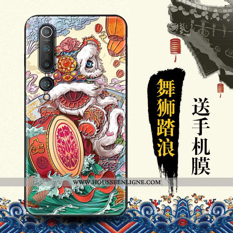 Coque Xiaomi Mi 10 Tendance Protection Étui Bleu Vent Téléphone Portable