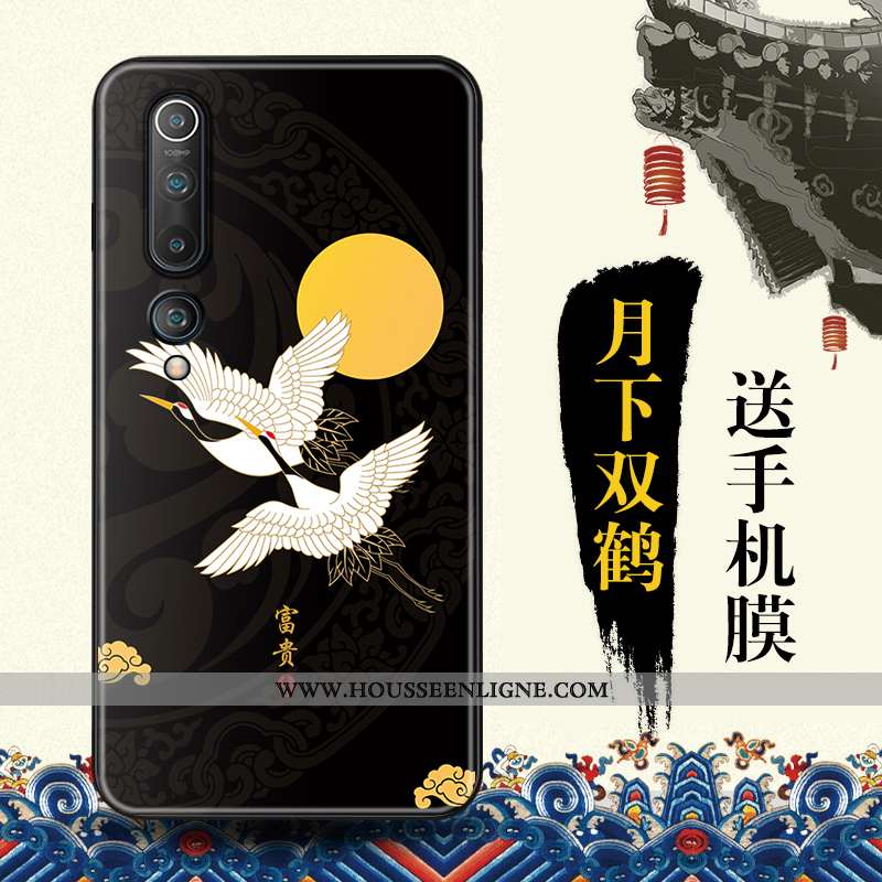 Coque Xiaomi Mi 10 Tendance Protection Étui Bleu Vent Téléphone Portable