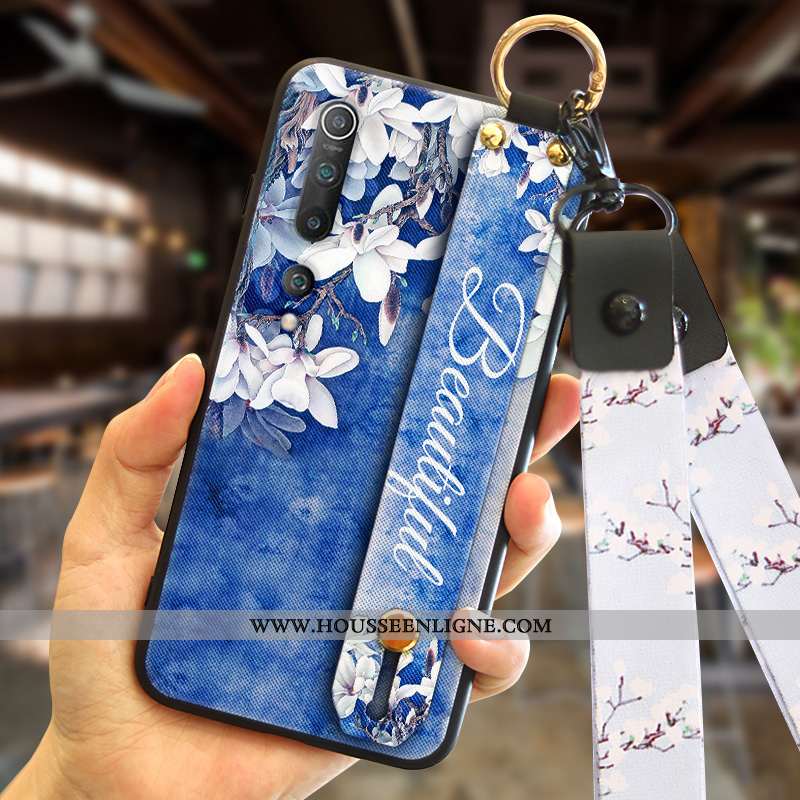 Coque Xiaomi Mi 10 Ultra Tendance Étui Net Rouge Téléphone Portable Mode Nouveau Bleu