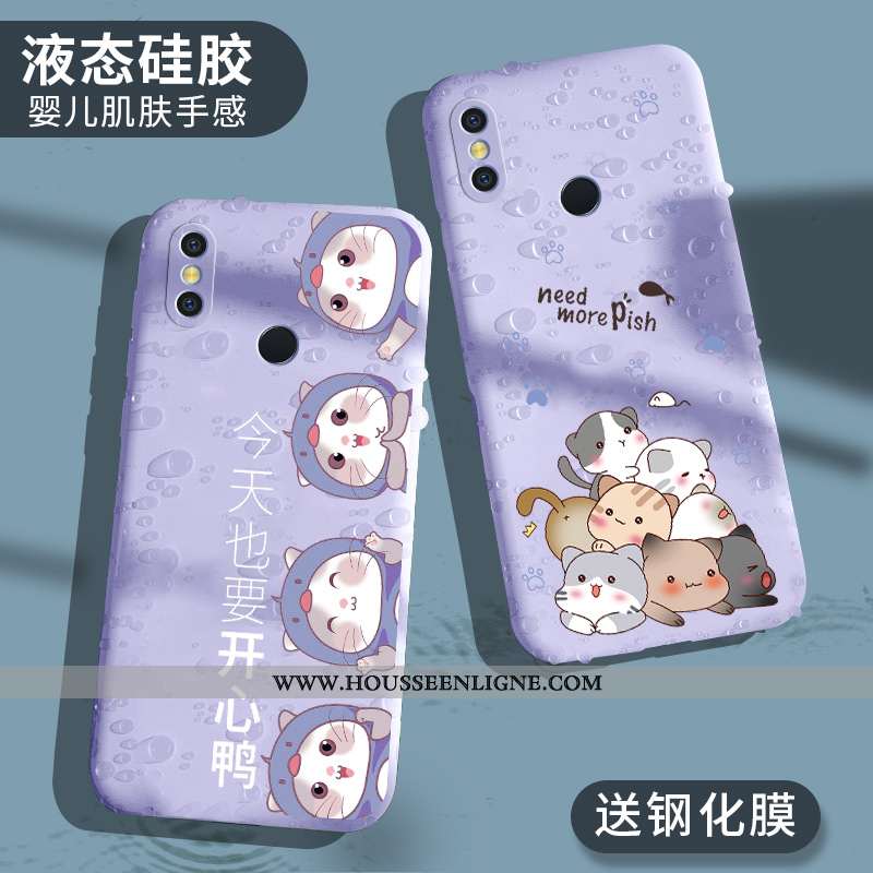 Coque Xiaomi Mi 8 Créatif Dessin Animé Fluide Doux Charmant Net Rouge Téléphone Portable Légère Vert