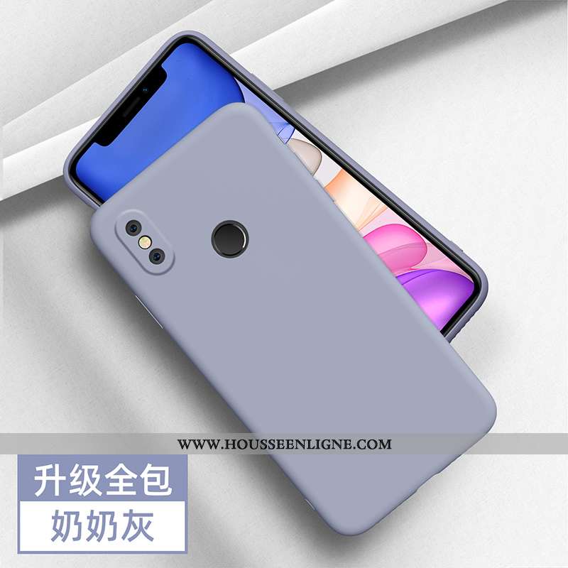 Coque Xiaomi Mi 8 Créatif Tendance Personnalité Vert Légère Silicone Tout Compris Turquoise