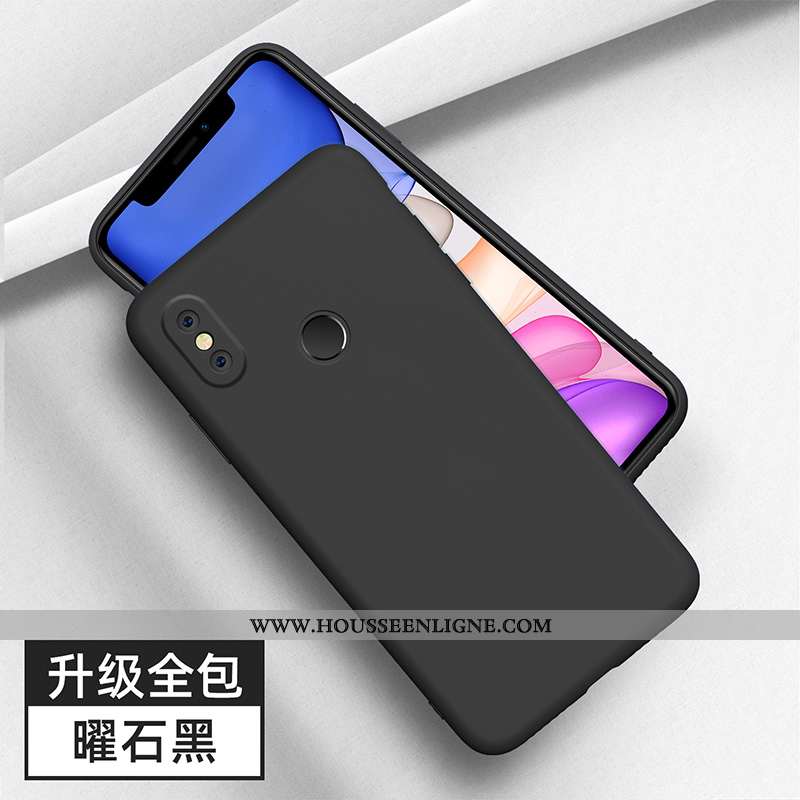 Coque Xiaomi Mi 8 Créatif Tendance Personnalité Vert Légère Silicone Tout Compris Turquoise