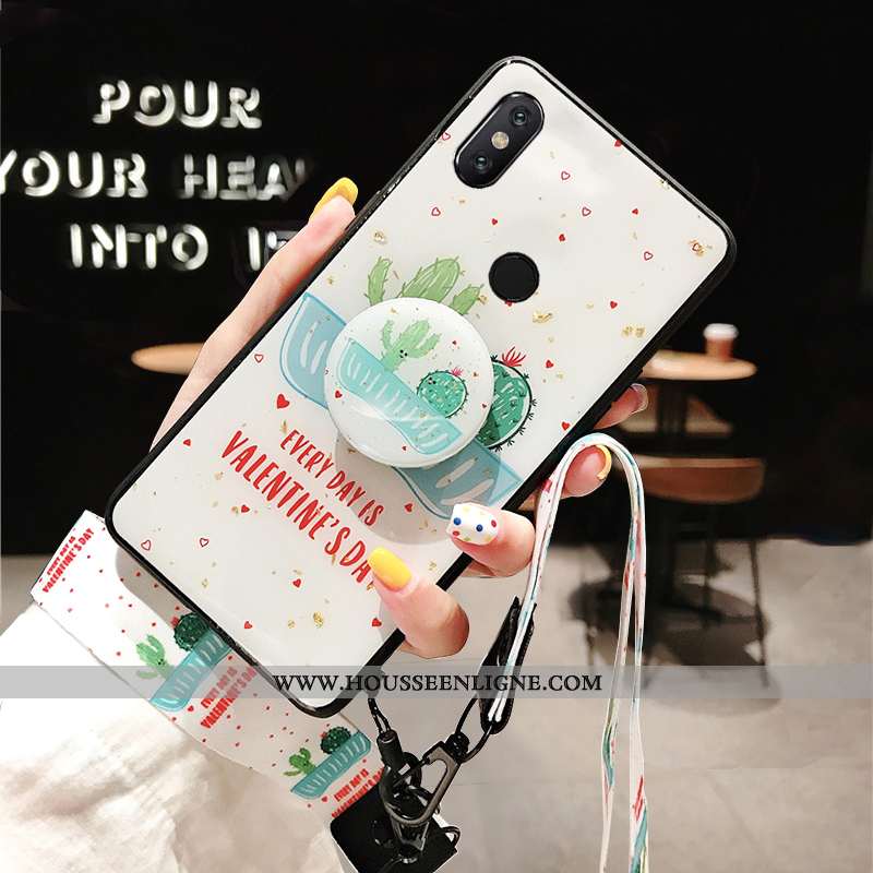 Coque Xiaomi Mi 8 Créatif Ultra Tendance Protection Légère Vert Amoureux Verte