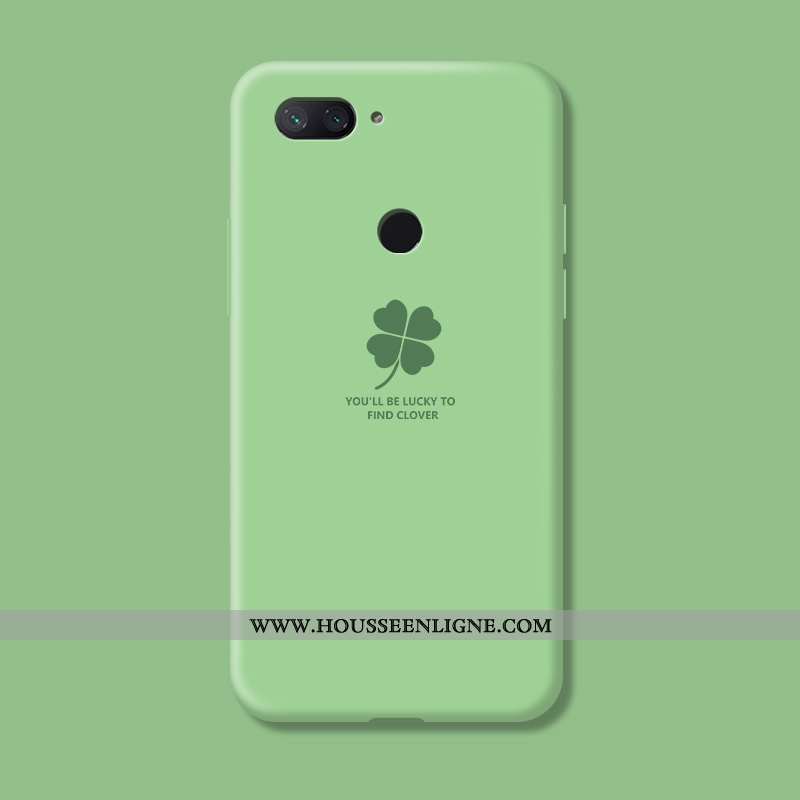 Coque Xiaomi Mi 8 Lite Créatif Silicone Rouge Bleu Petit Incassable