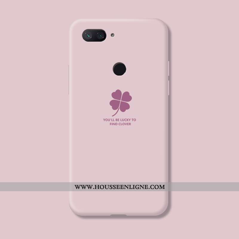 Coque Xiaomi Mi 8 Lite Créatif Silicone Rouge Bleu Petit Incassable